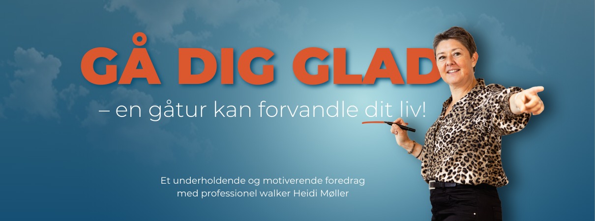 Gå dig glad v. walker Heidi Møller