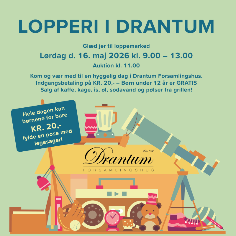 Loppemarked i Drantum