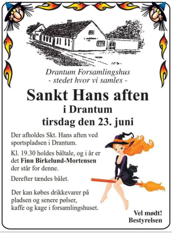 skt Hans fest