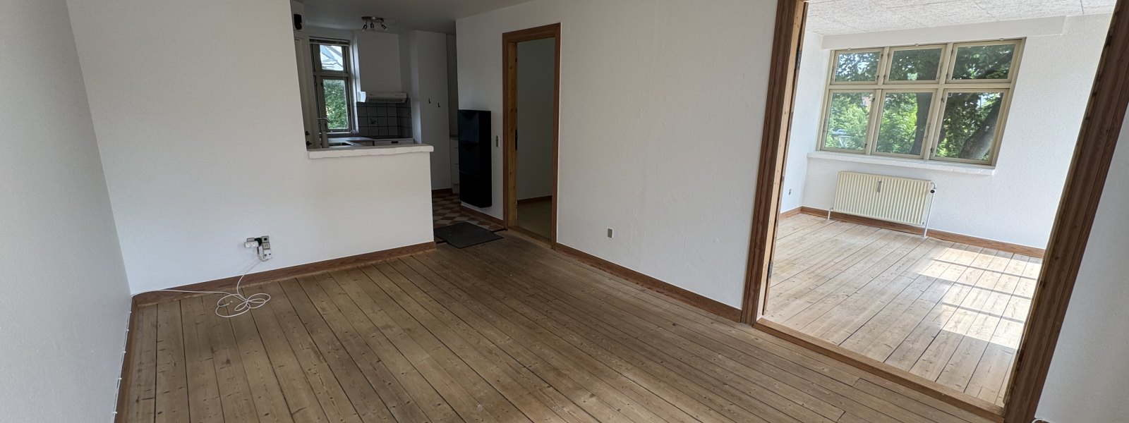 spisestue og adgang til stuen